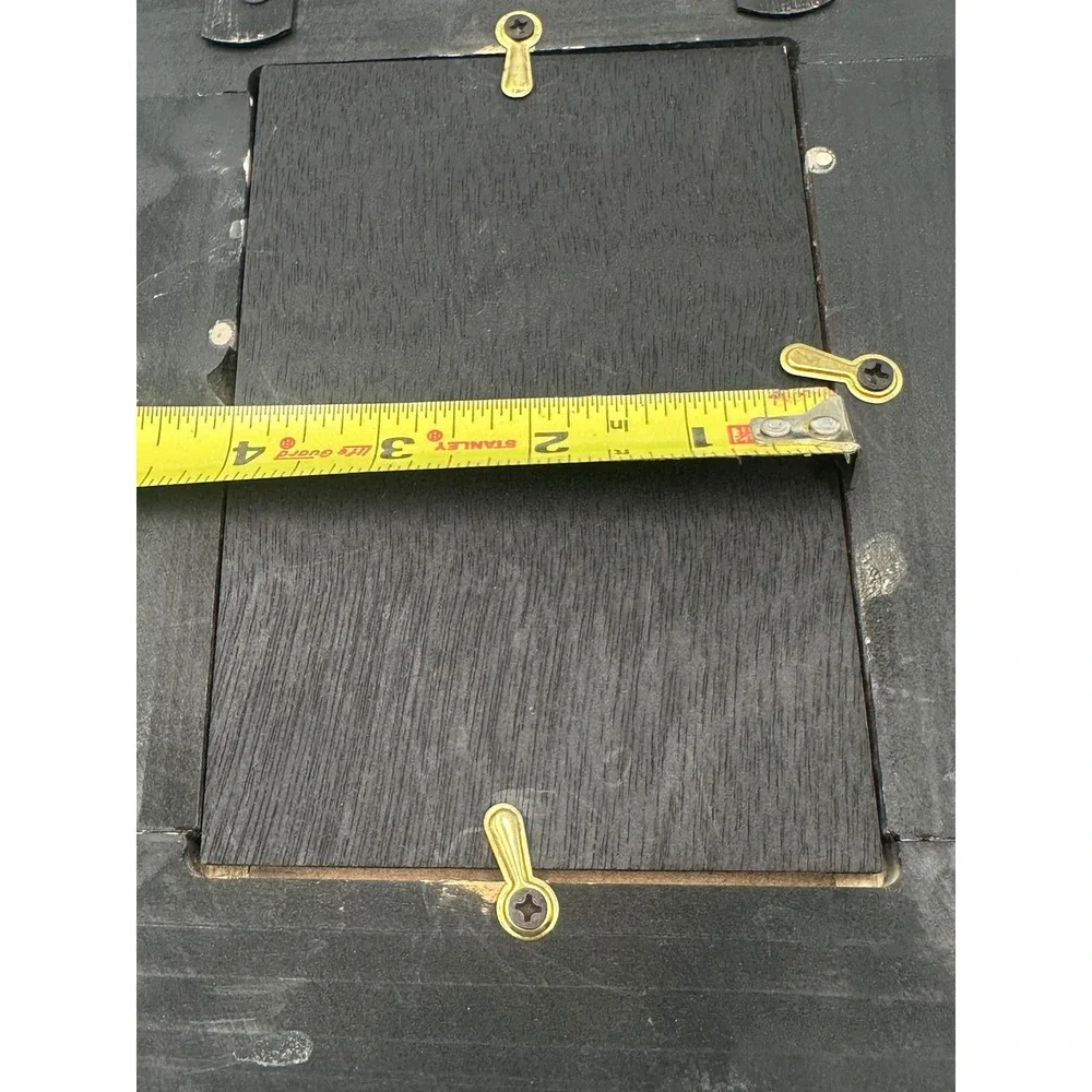 Picture Photo Frame Tabletop 4x6 Multi Distressed Wood Rustic Metal Stand Farm